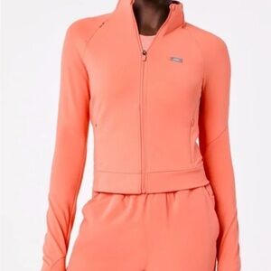 Figs Cropped Contour Knit Jacket